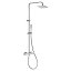 Conjunto grifo de ducha termostático TOSCANA cromo de IMEX